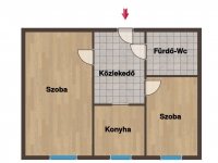 Eladó panellakás, Pécsett 38.9 M Ft, 1+1 szobás