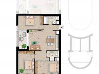 Eladó téglalakás, XVIII. kerületben, Üllői úton 106.588 M Ft