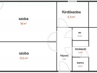 Eladó téglalakás, Debrecenben 75 M Ft, 2 szobás