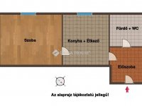 Eladó téglalakás, IX. kerületben 46.5 M Ft, 1 szobás