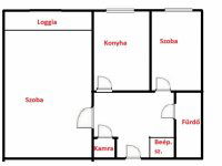 Eladó téglalakás, Debrecenben 54.3 M Ft, 2 szobás