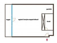 Eladó téglalakás, Debrecenben 39.9 M Ft, 1 szobás