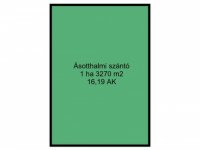 Eladó mezogazdasagi ingatlan, Ásotthalmán 1.69 M Ft