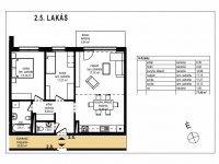 Eladó téglalakás, Komáromban, Laktanya közben 76.5 M Ft
