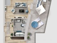 Eladó téglalakás, XIII. kerületben 113.49 M Ft, 2 szobás