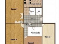 Eladó téglalakás, Vecsésen 74.9 M Ft, 4 szobás