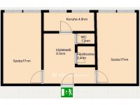 Eladó panellakás, III. kerületben 59.9 M Ft, 2 szobás