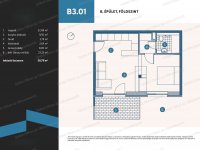 Eladó téglalakás, Vámosszabadin 43.25 M Ft, 1 szobás