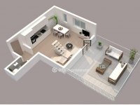 Eladó téglalakás, Nagykanizsán 54.5 M Ft, 1+1 szobás