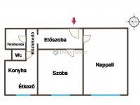 Eladó panellakás, XXI. kerületben 53.8 M Ft, 2 szobás