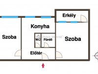 Eladó panellakás, Kiskunfélegyházán 33 M Ft, 2 szobás