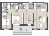 Eladó téglalakás, XIII. kerületben 139.834 M Ft, 1+3 szobás