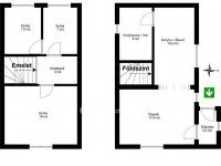 Eladó családi ház, Hajdúböszörményen 79.99 M Ft, 2+2 szobás