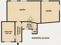 Eladó téglalakás, VII. kerületben 94.9 M Ft, 2 szobás