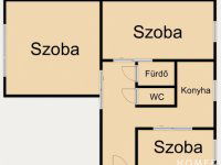 Eladó téglalakás, Szegeden 66 M Ft, 1+2 szobás