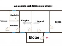 Eladó családi ház, Törtelen 20 M Ft, 2 szobás