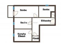 Eladó panellakás, Pécsett 58.7 M Ft, 3 szobás