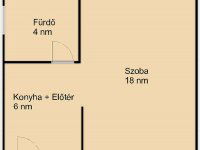 Eladó téglalakás