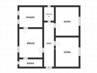 Eladó családi ház, Rábapatonán 39.5 M Ft, 2 szobás