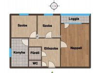Eladó panellakás, XI. kerületben 89.9 M Ft, 3 szobás