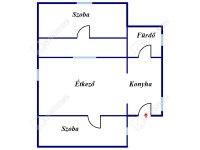 Eladó családi ház, Hajdúsámsonon 35 M Ft, 2 szobás