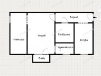 Eladó téglalakás, Kecskeméten 39.99 M Ft, 2 szobás