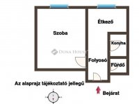 Eladó panellakás, Szegeden 35.9 M Ft, 1 szobás