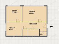 Eladó panellakás, Kecskeméten 49.9 M Ft, 2 szobás