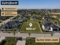 Eladó telek, Győrújbaráton 55 M Ft / költözzbe.hu
