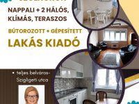 Kiadó téglalakás, albérlet, Szolnokon 180 E Ft / hó, 1+2 szobás