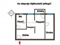 Eladó téglalakás, Bugyin 42 M Ft, 2 szobás