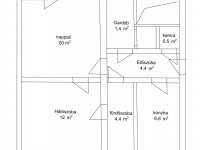 Eladó téglalakás, Nyíregyházán 34.9 M Ft, 2 szobás