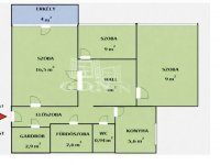 Eladó panellakás, IV. kerületben 79.9 M Ft, 3+1 szobás