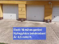 Eladó garázs, Nyíregyházán 8.5 M Ft / költözzbe.hu