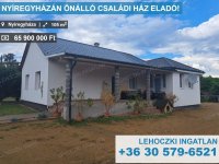 Eladó családi ház, Nyíregyházán 65.9 M Ft, 3 szobás