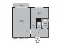 Eladó panellakás, Győrött 37.9 M Ft, 1 szobás