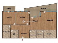 Eladó téglalakás, XIX. kerületben 152 M Ft, 3 szobás