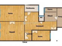Eladó téglalakás