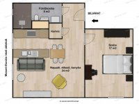 Eladó téglalakás, Győrött 68 M Ft, 2 szobás