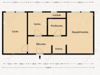 Eladó téglalakás, Tatabányán 0.18 M Ft, 3 szobás