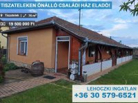 Eladó családi ház, Tiszateleken 19.5 M Ft, 3 szobás