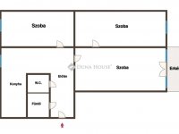 Eladó panellakás, Pécsett 43.5 M Ft, 3 szobás