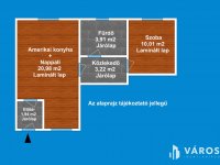 Eladó téglalakás