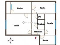 Eladó panellakás, XV. kerületben 72.9 M Ft, 2+2 szobás