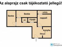 Eladó téglalakás, Hódmezővásárhelyen 49.99 M Ft, 2+1 szobás