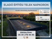 Eladó telek, Napkoron 7.9 M Ft / költözzbe.hu