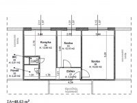 Eladó panellakás, Miskolcon 33.9 M Ft, 2 szobás