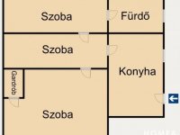 Eladó családi ház, Túrkevén 9.99 M Ft, 3 szobás