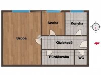 Eladó téglalakás, Kecskeméten 42.9 M Ft, 2 szobás