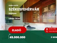 Eladó panellakás, Székesfehérvárott 49 M Ft, 2 szobás